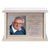 Custom Wooden Cremation Urn with Picture Frame holds 4x5 photo Be Strong - LifeSong Milestones