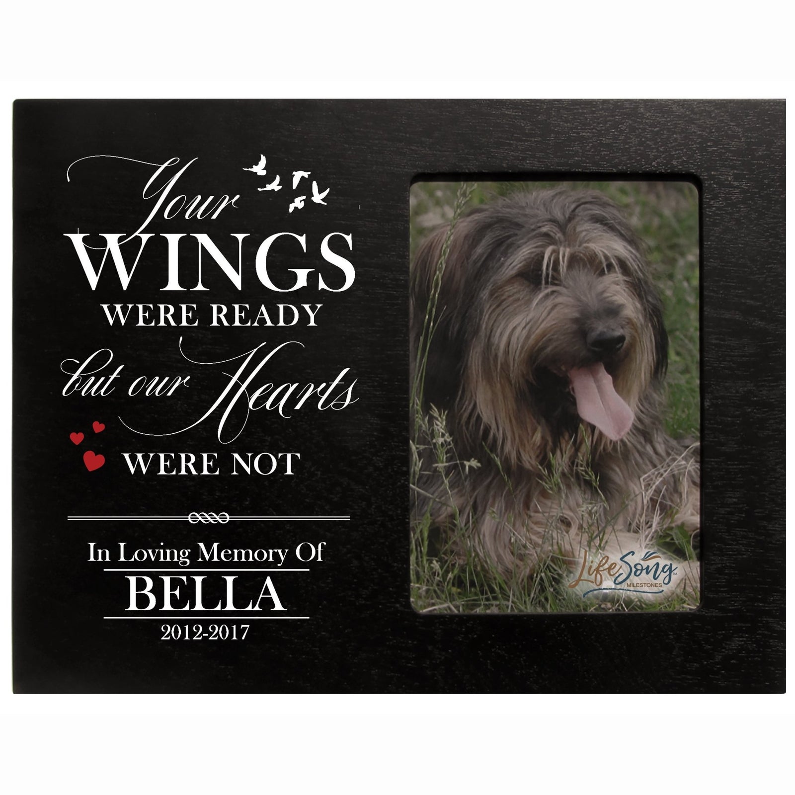 Lifesong Milestones Pet Memorial Photo Frame - Cherished Sympathy Gift