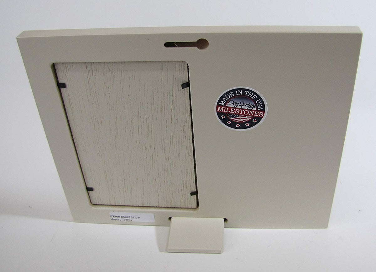 Custom Wooden Memorial 8x10 Picture Frame for Pet holds 4x6 photo Heart of Gold - LifeSong Milestones