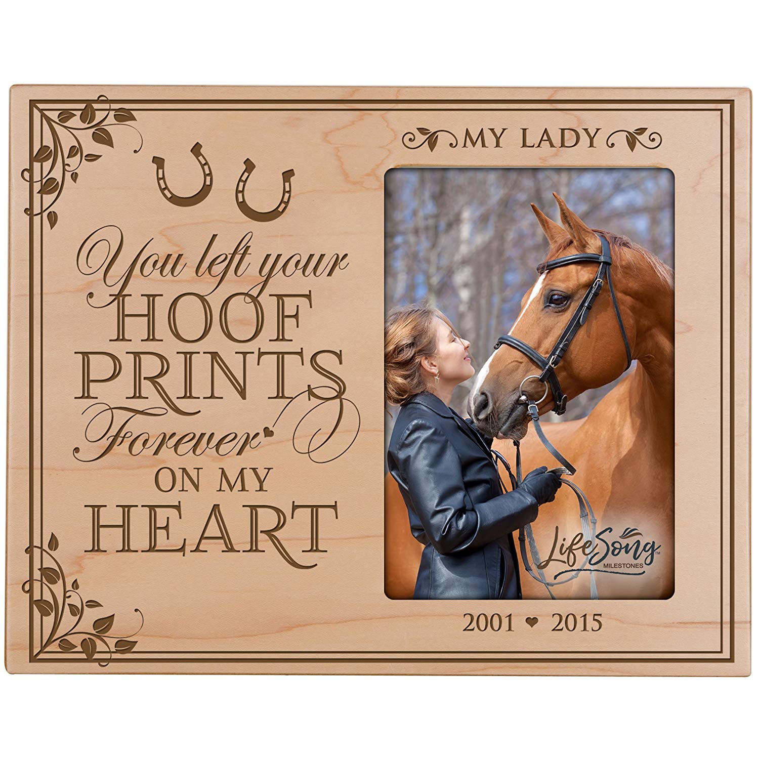 Lifesong Milestones Pet Memorial Photo Frame - Cherished Sympathy Gift