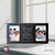 Custom Wooden Memorial Double Picture Frame holds 2-4x6 photo - Because Someone - LifeSong Milestones