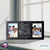 Custom Wooden Memorial Double Picture Frame holds 2-4x6 photo - God Has You - LifeSong Milestones