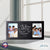 Custom Wooden Memorial Double Picture Frame holds 2-4x6 photo - In Loving Memory Gone - LifeSong Milestones