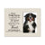 Custom Wooden Pet Memorial 8x10 Picture Frame holds 4x6 photo When Tomorrow Starts - LifeSong Milestones
