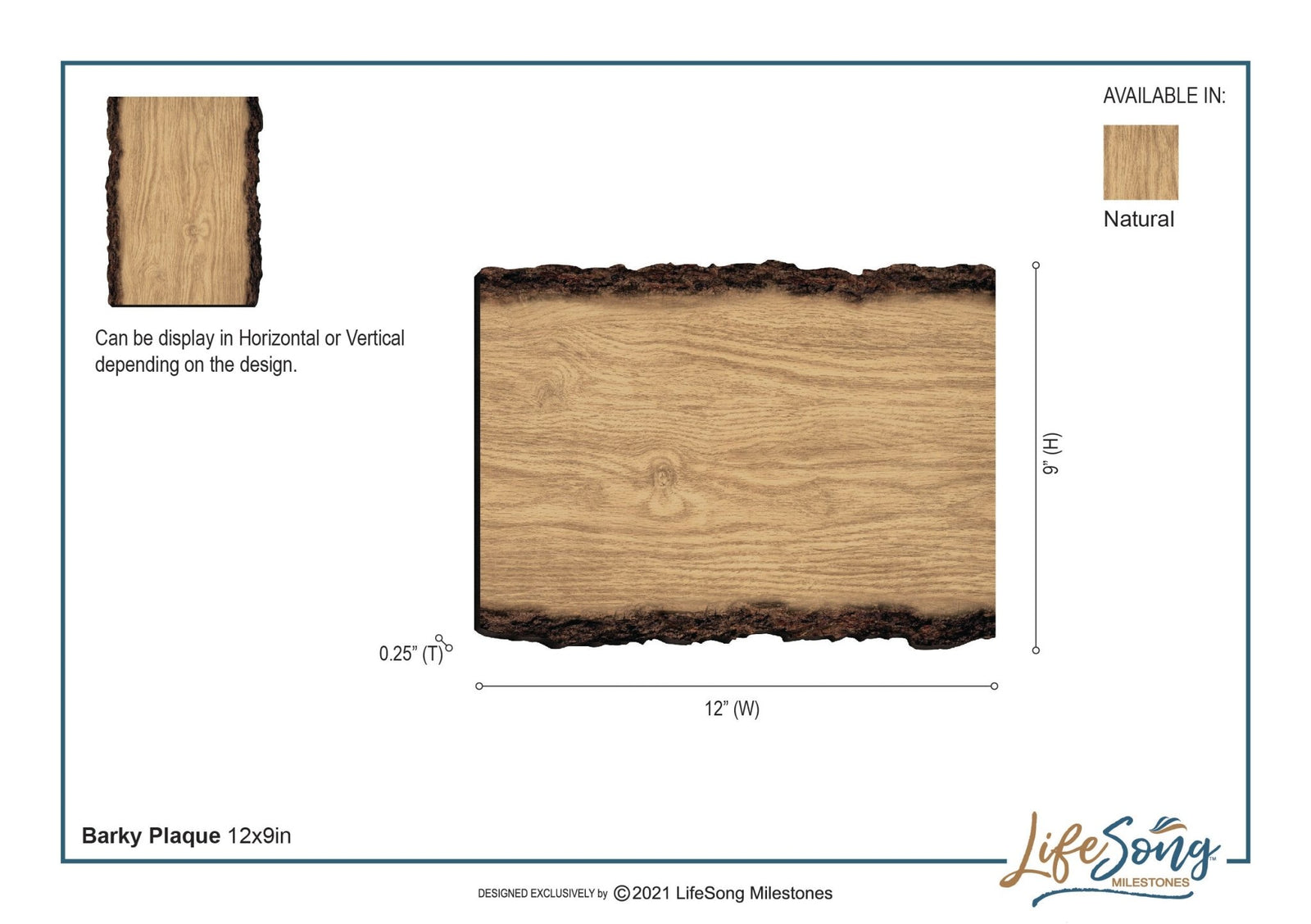 Custom Wooden Wall Art Hanging What God Joined Decorative Signs & Plaque 9x12in - LifeSong Milestones
