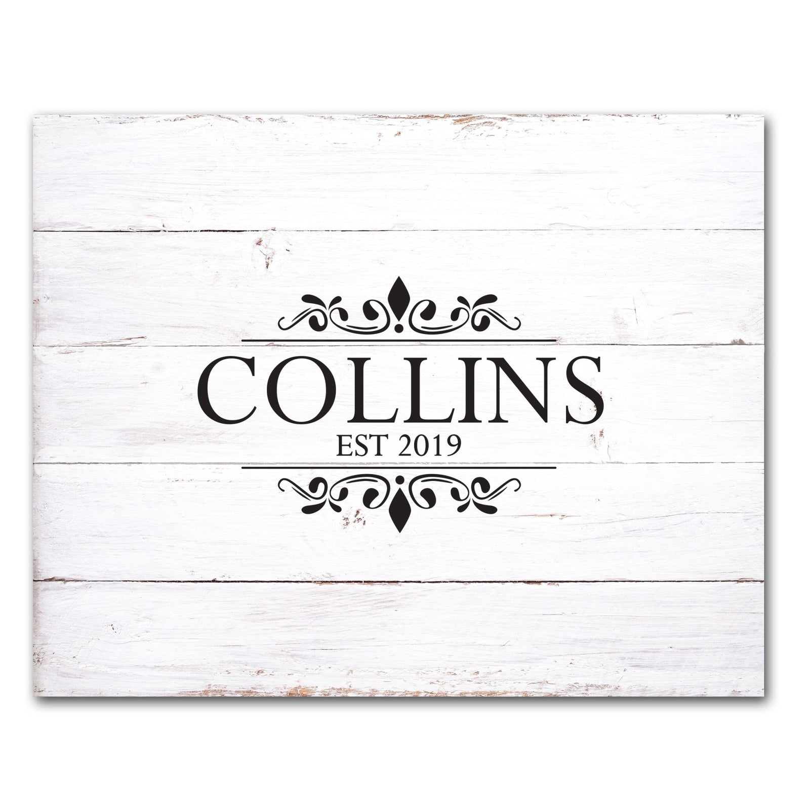 Custom Wooden Wedding Guestbook Sign 23” x 29” - Last Name Est - LifeSong Milestones