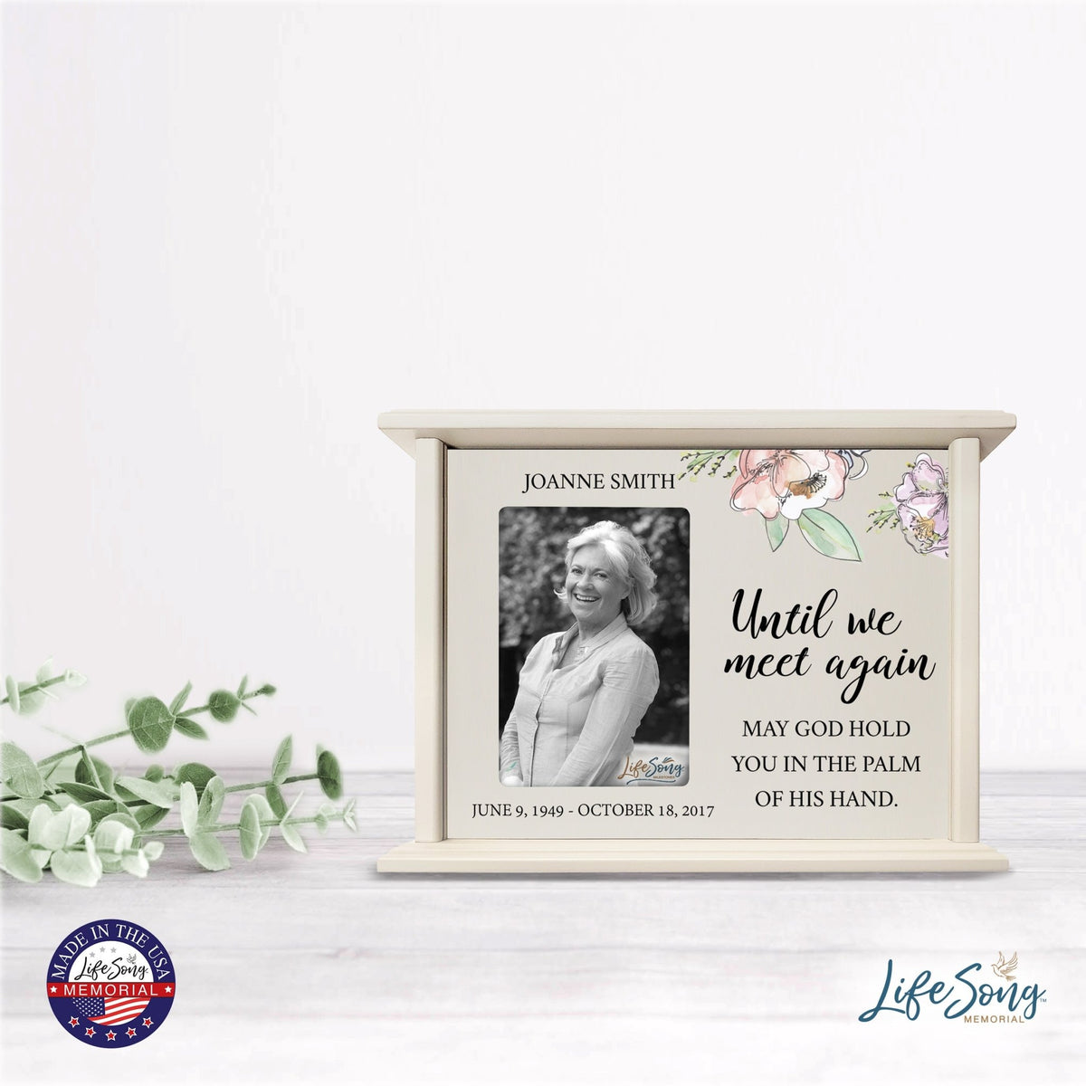 Engraved Funeral Cremation Urn for Human Ashes