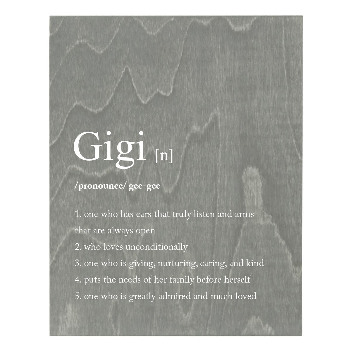 Decorative 8 x 10 Mother's Day Plaque - Definition Of - Grey - LifeSong Milestones