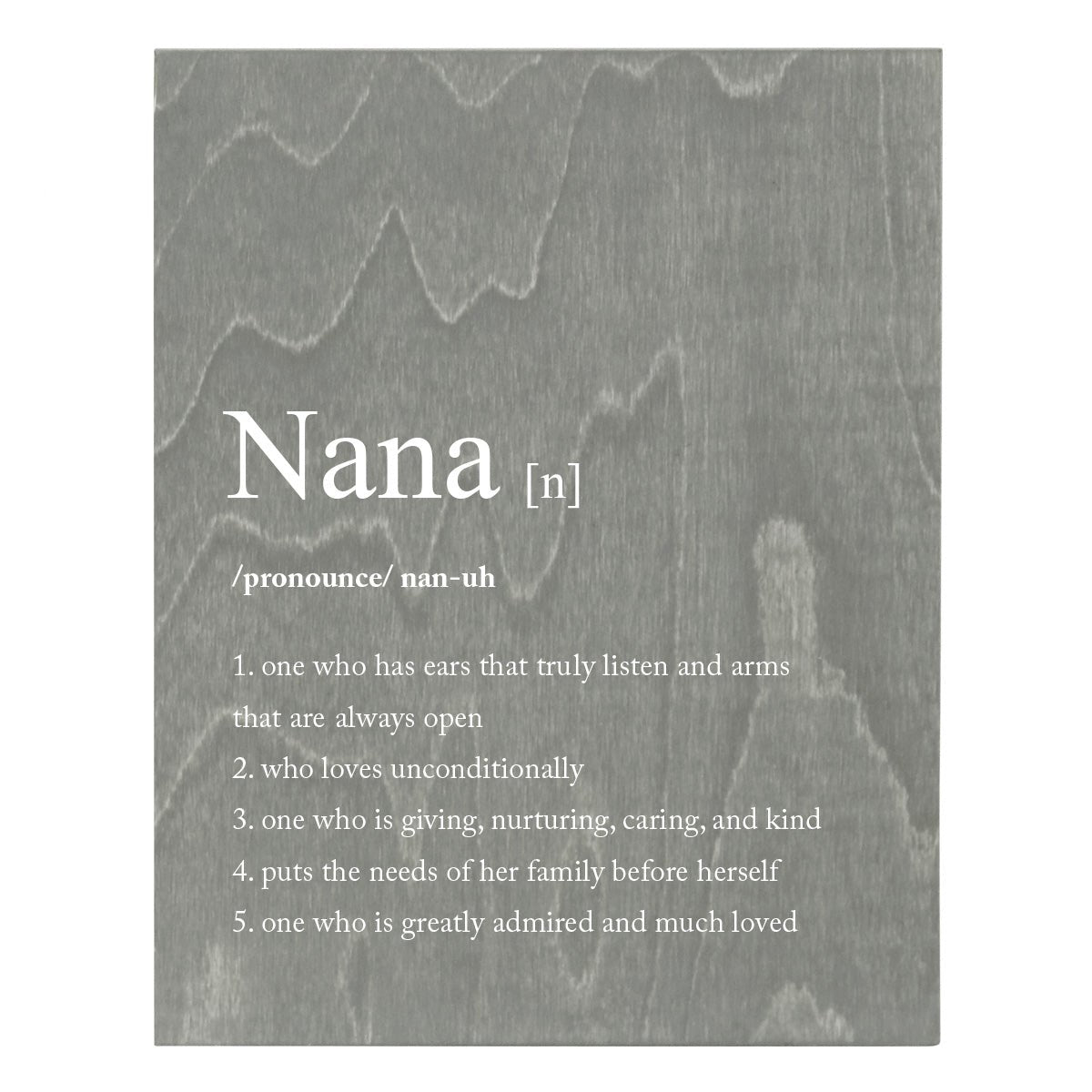 Decorative 8 x 10 Mother's Day Plaque - Definition Of - Grey - LifeSong Milestones