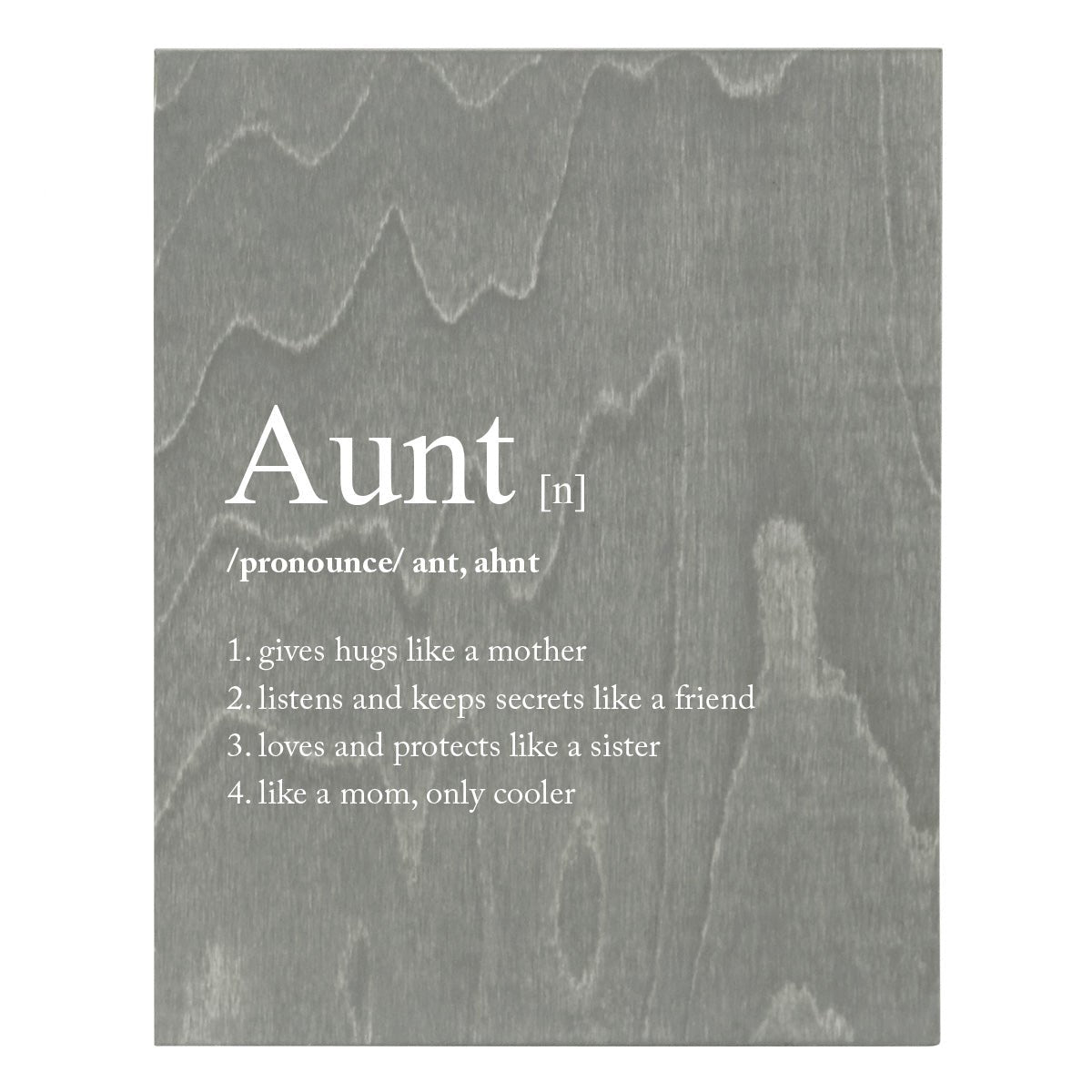 Decorative 8 x 10 Mother's Day Plaque - Definition Of - Grey - LifeSong Milestones