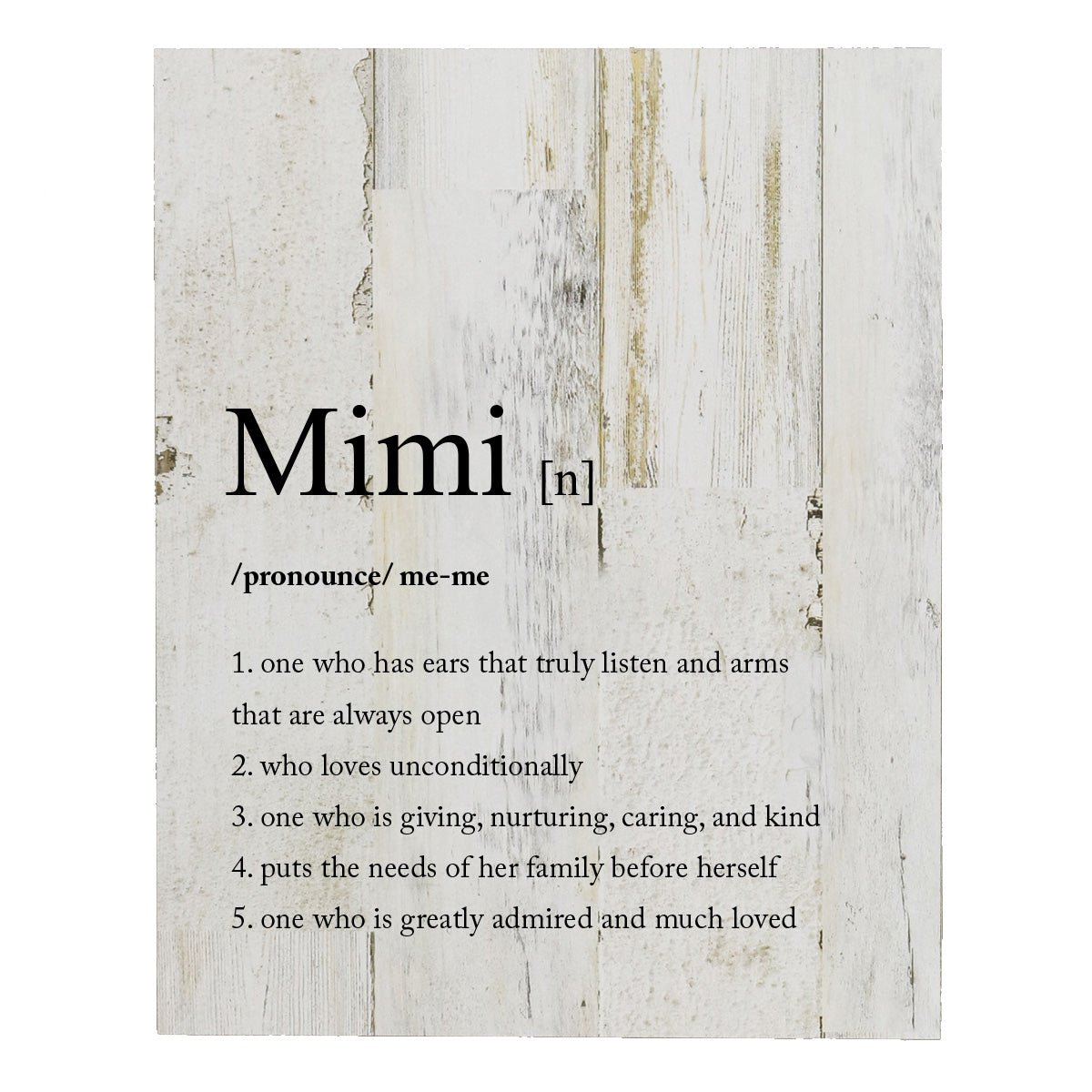 Decorative 8 x 10 Mother's Day Plaque - Definition Of - White - LifeSong Milestones