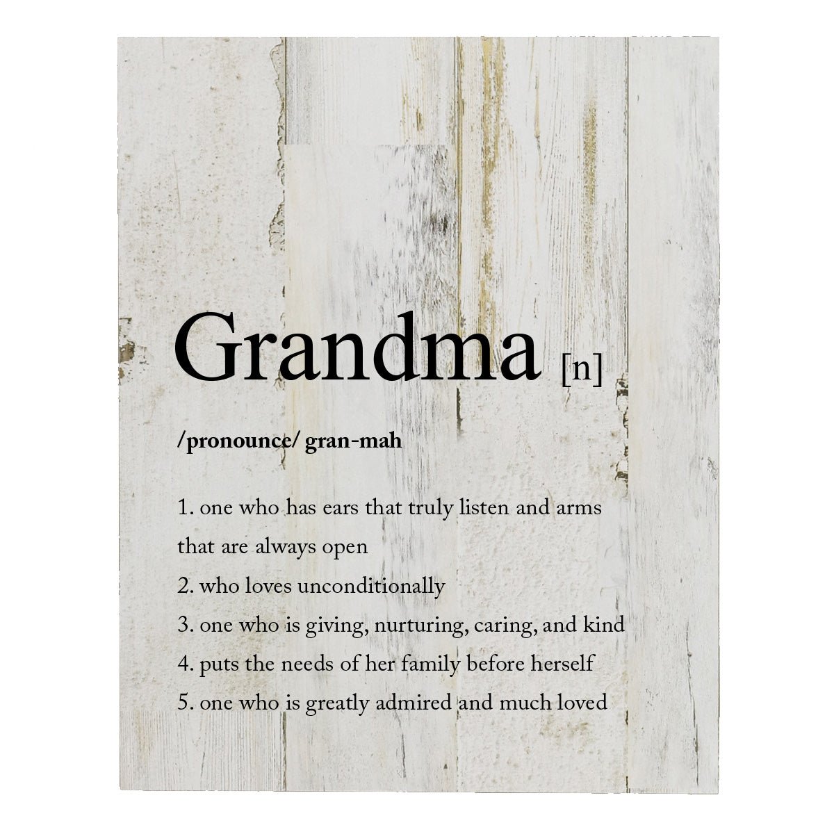 Decorative 8 x 10 Mother's Day Plaque - Definition Of - White - LifeSong Milestones