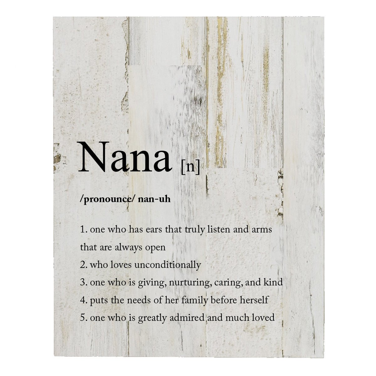 Decorative 8 x 10 Mother's Day Plaque - Definition Of - White - LifeSong Milestones