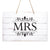 Digitally Printed Hanging Mr and Mrs Wedding Chair Sign 12” x 8” - Ornament - LifeSong Milestones