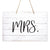 Digitally Printed Hanging Mr and Mrs Wedding Chair Sign 12” x 8” - Script - LifeSong Milestones
