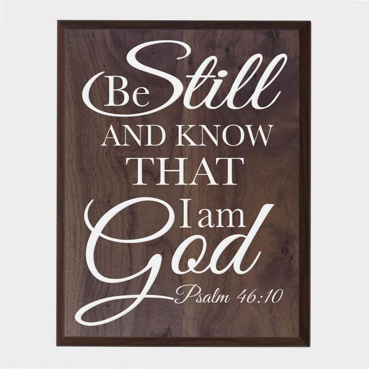Digitally Printed Home Decor Wall Plaque - Be Still And Know - LifeSong Milestones
