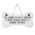 Dog Bone Rope Wall Sign - German Shepherd - LifeSong Milestones