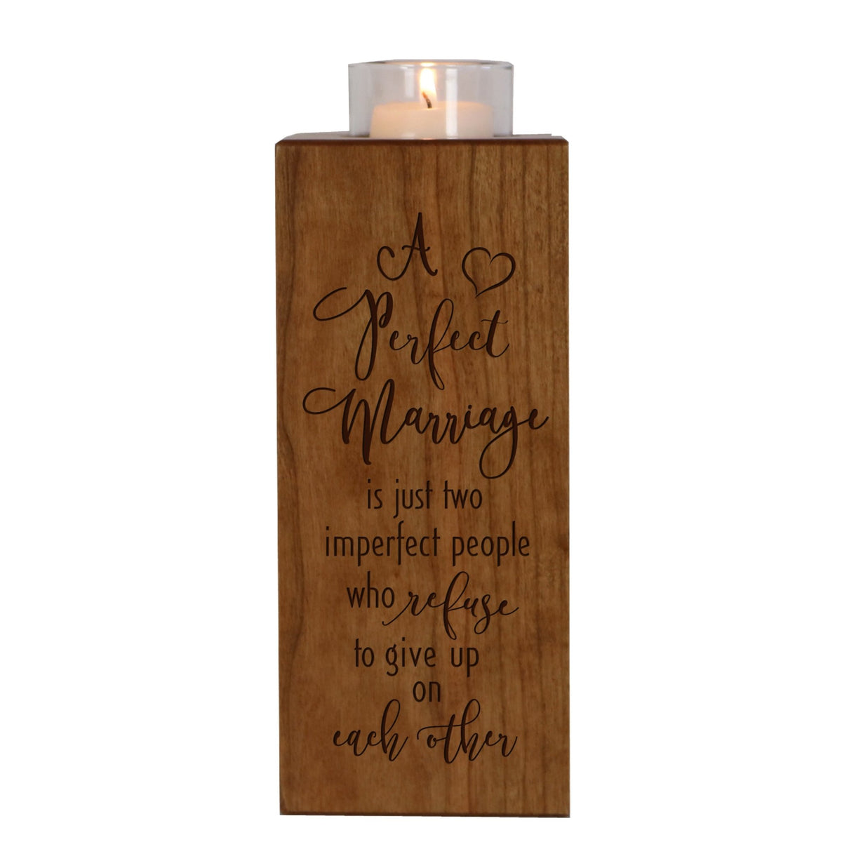 Double Votive Candle Holder I Have Found the One - LifeSong Milestones