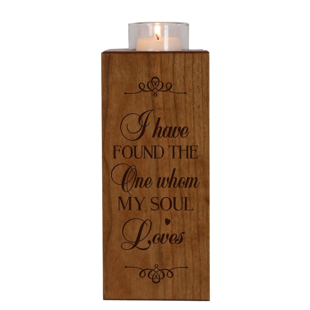 Double Votive Candle Holder I Have Found the One - LifeSong Milestones