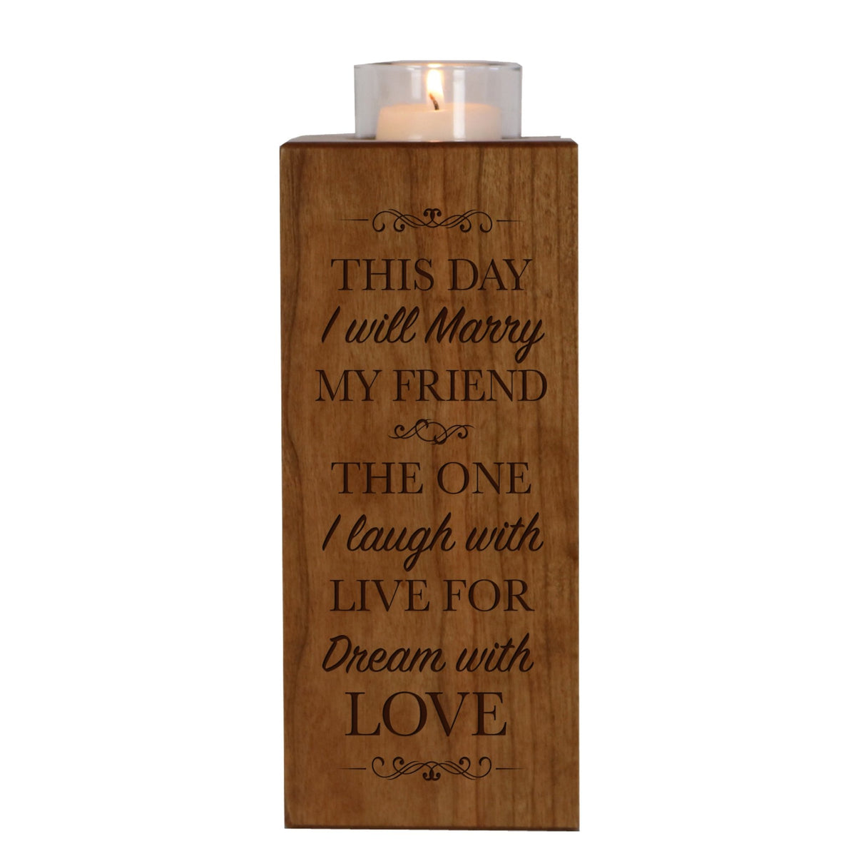 Double Votive Candle Holder I Have Found the One - LifeSong Milestones