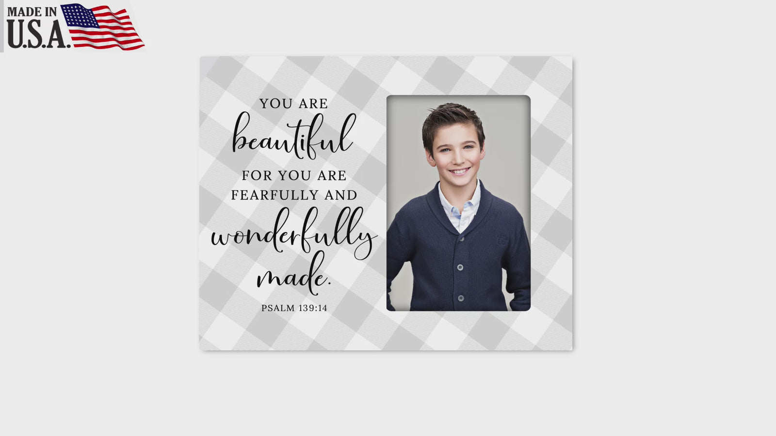 Fearfully & Wonderfully Made Wooden Picture Frame