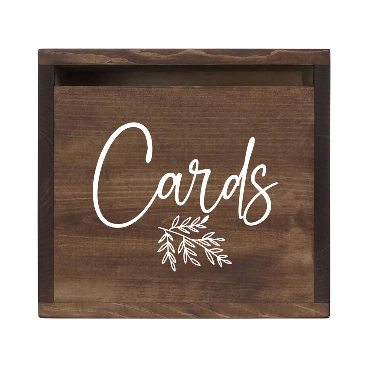 Elegant and Durable Pine Wood Wedding Card Box (CARDS) - LifeSong Milestones