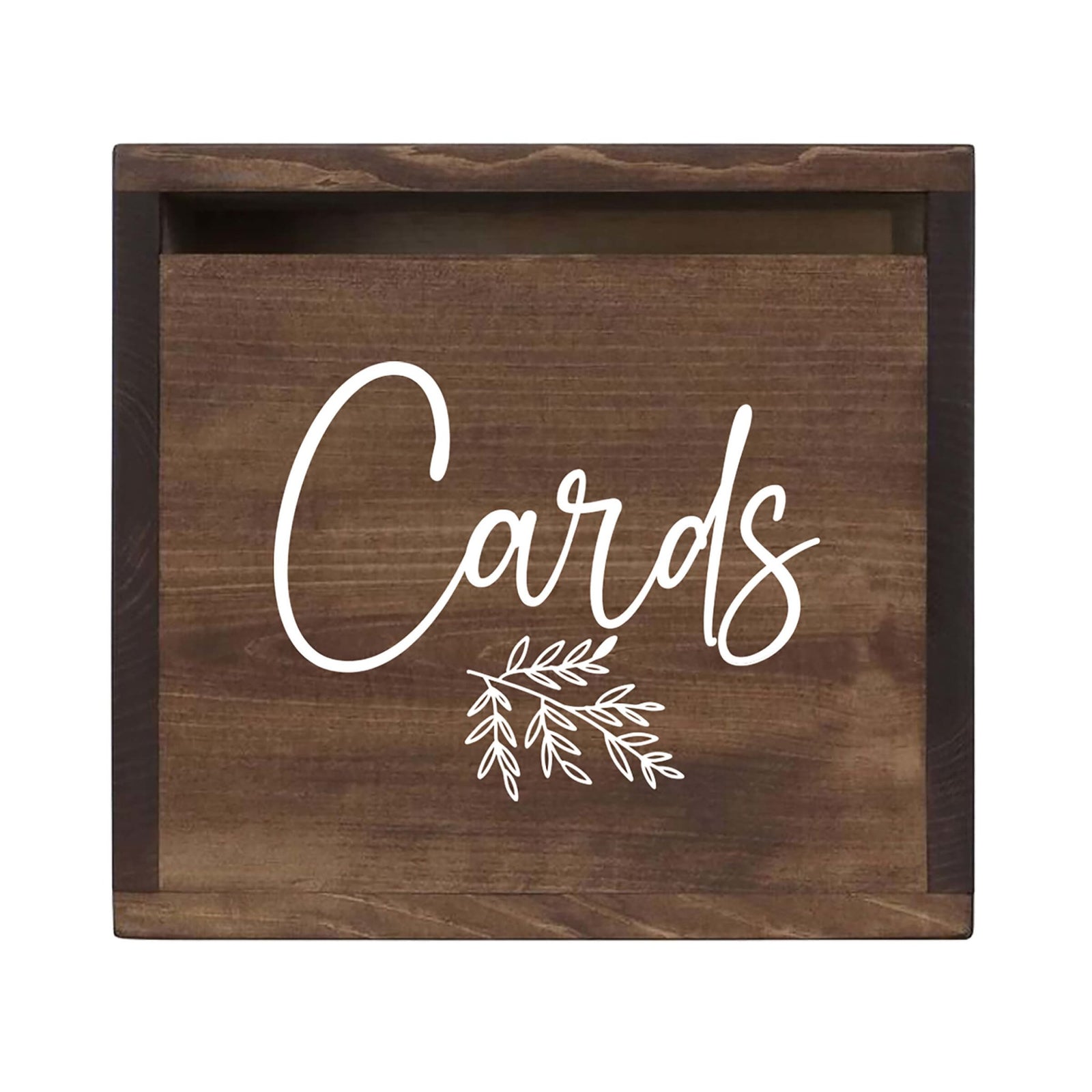Elegant and Durable Pine Wood Wedding Card Box (CARDS) - LifeSong Milestones
