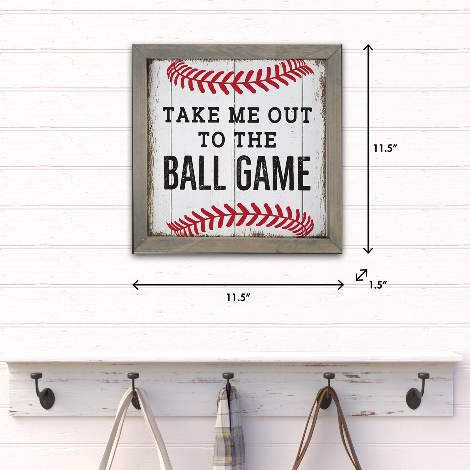 Elegant Baseball Framed Shadow Box Shelf Décor With Inspiring Bible Verses - Ball Game - LifeSong Milestones