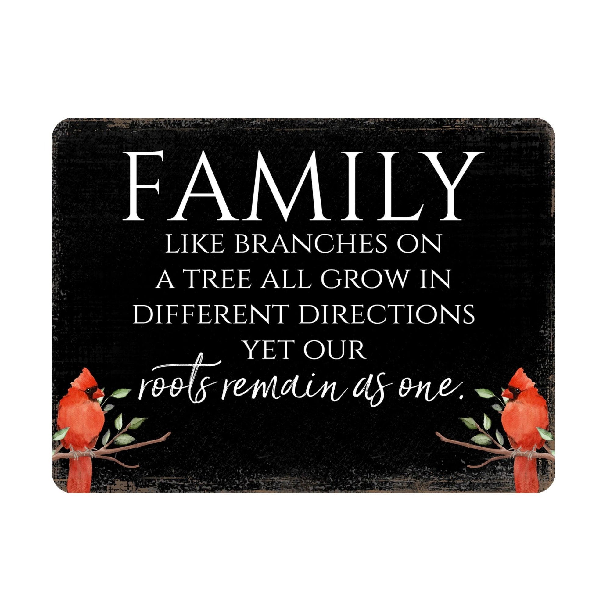 Elegant Vintage-Inspired Cardinal Wooden Magnet Printed With Everyday Inspirational Verses Gift Ideas - Family - LifeSong Milestones