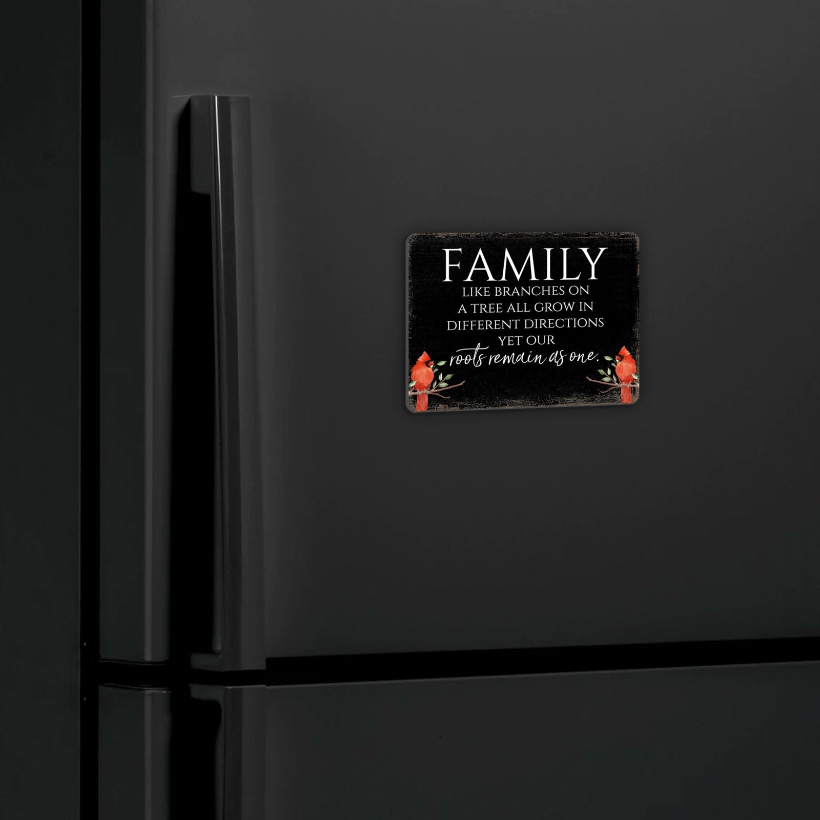 Elegant Vintage-Inspired Cardinal Wooden Magnet Printed With Everyday Inspirational Verses Gift Ideas - Family - LifeSong Milestones