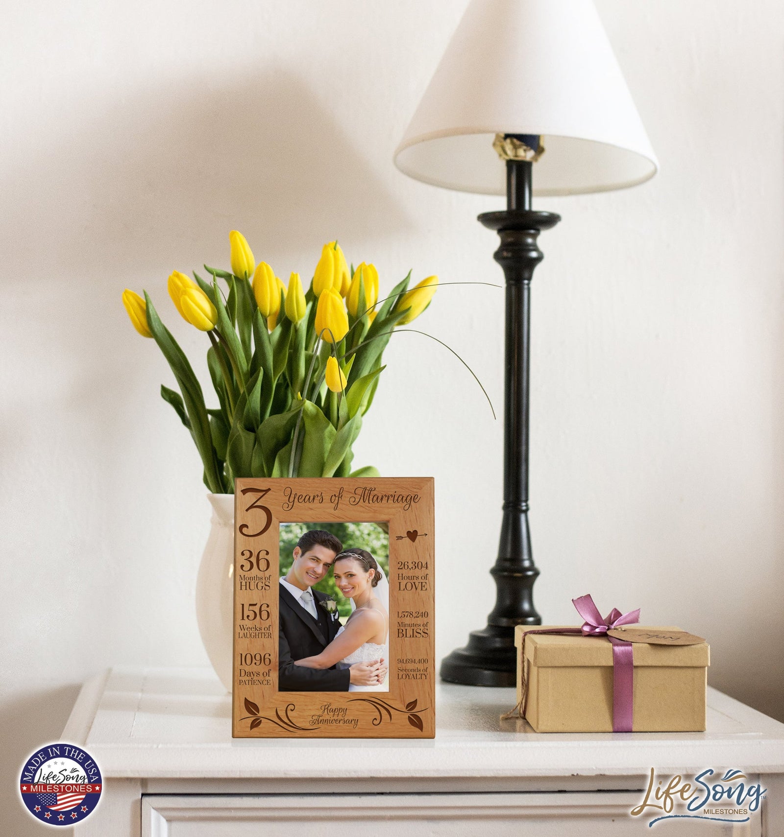  EYITUPC Happy Anniversary Picture Frame Gifts for