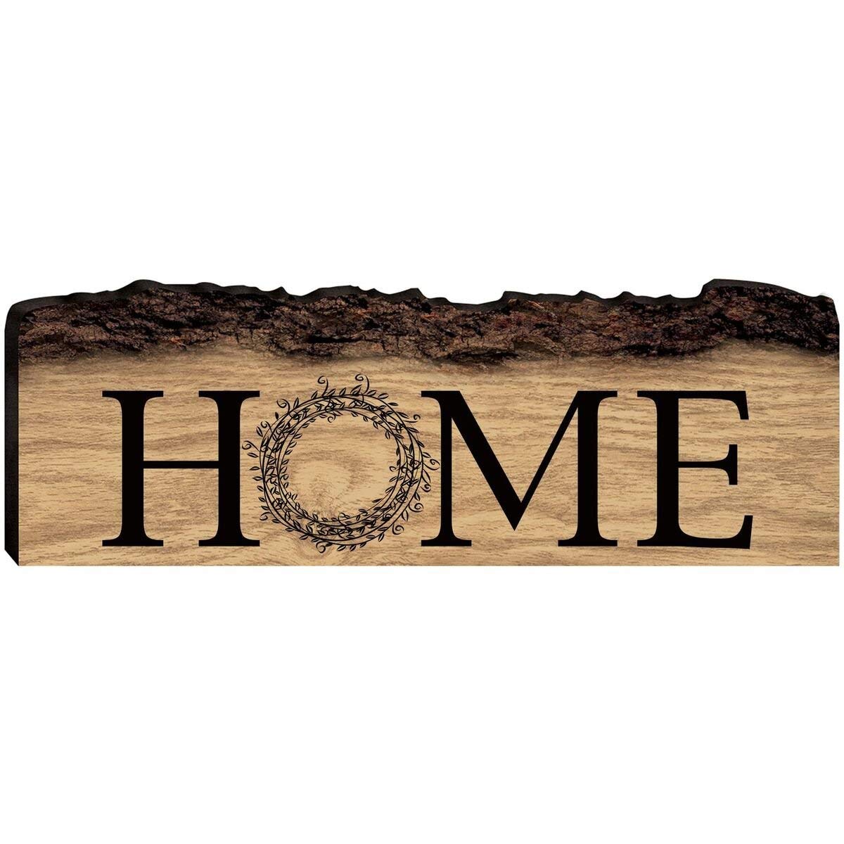 Engraved Barky Wood Plaque - Family - LifeSong Milestones