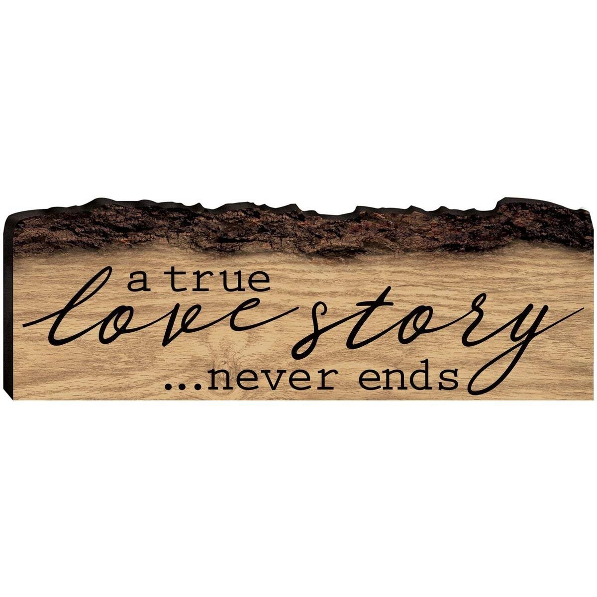 Engraved Barky Wood Plaque - Inspirational - LifeSong Milestones