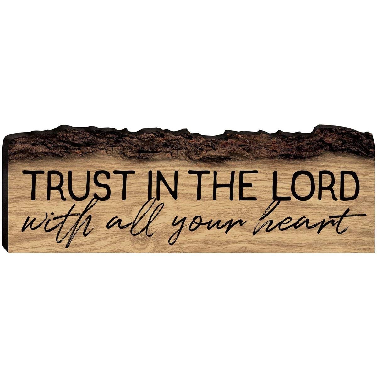 Engraved Barky Wood Plaque - Inspirational - LifeSong Milestones