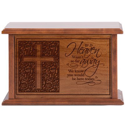 LifeSong Milestones Memorial Engraved Cremation Urn Box for Human Ashes