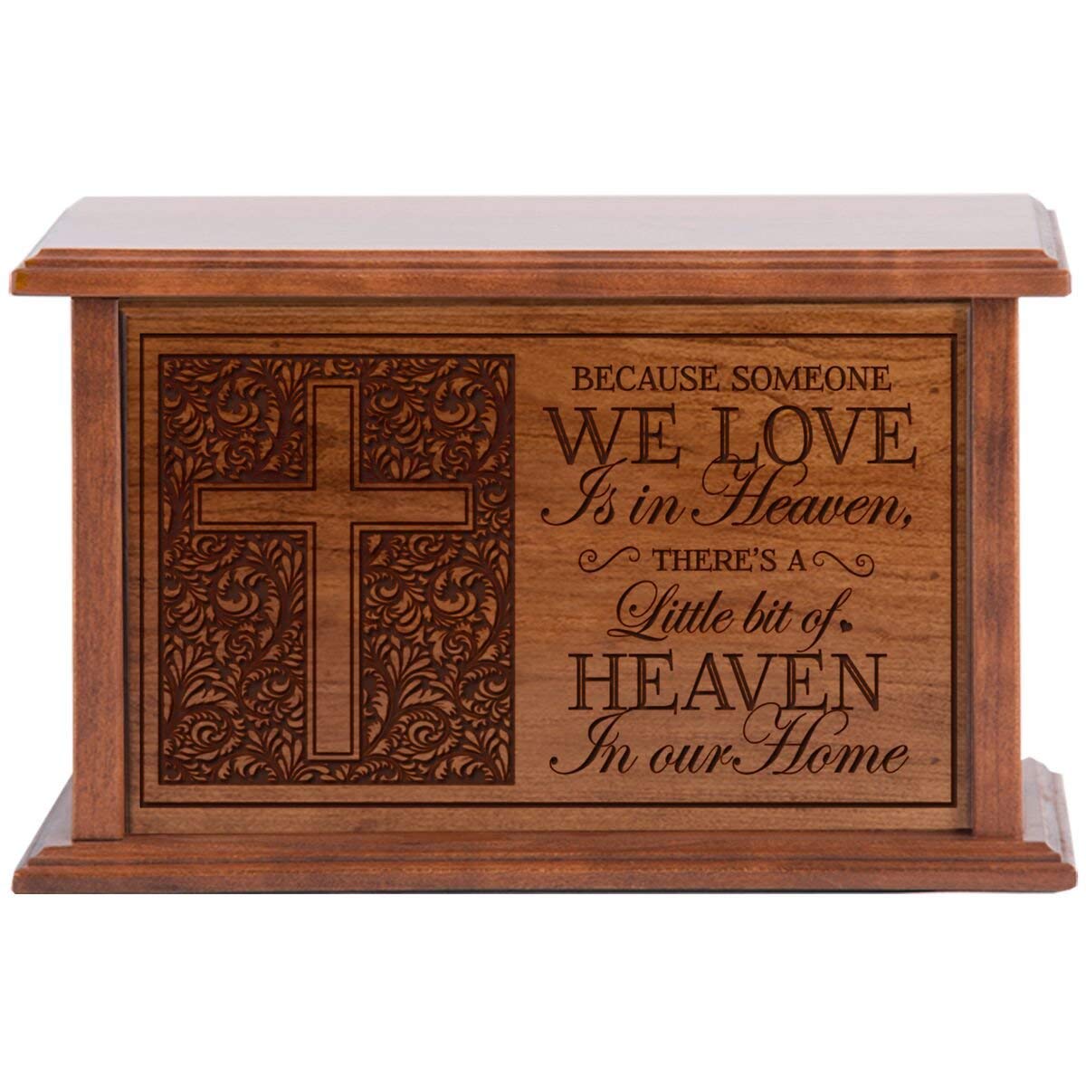 Memorial Engraved Cremation Urn Box 