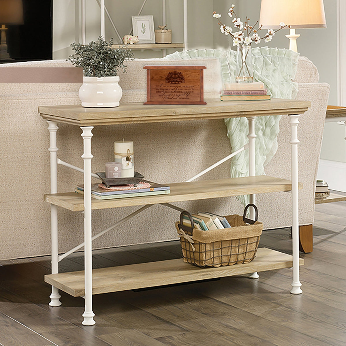 Wooden urns for human ashes