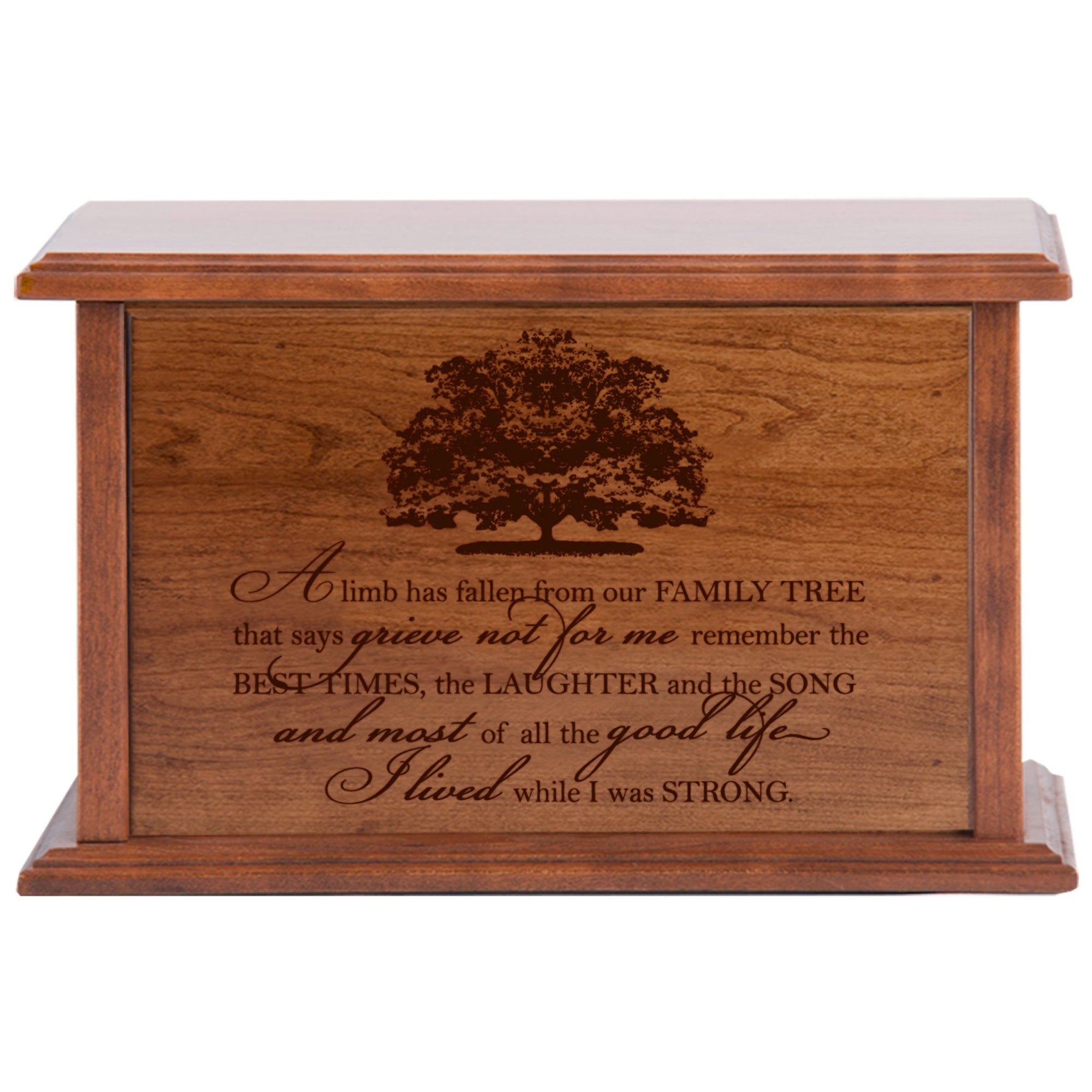 Memorial Engraved Cremation Urn Box for Human Ashes