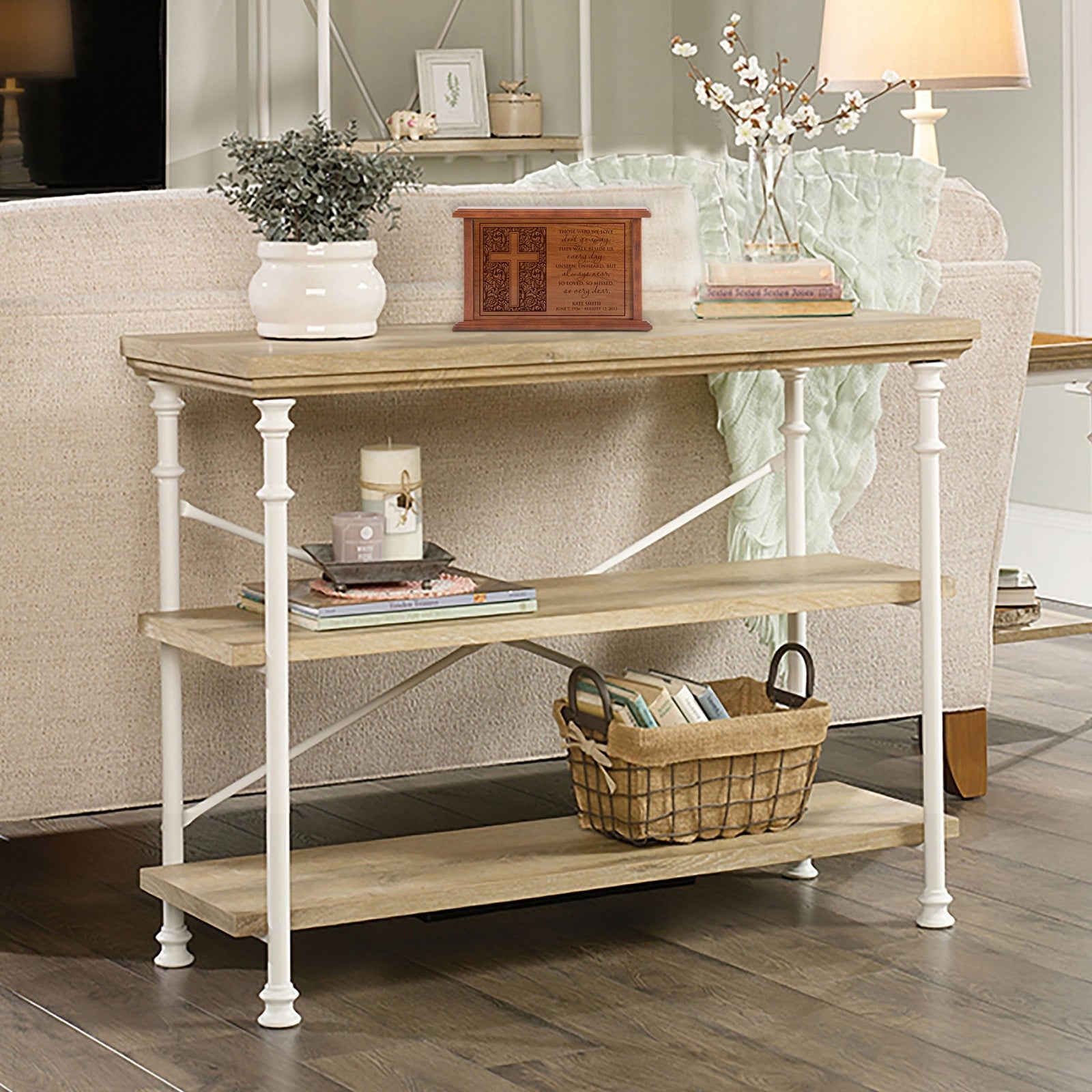 Wooden urns for human ashes