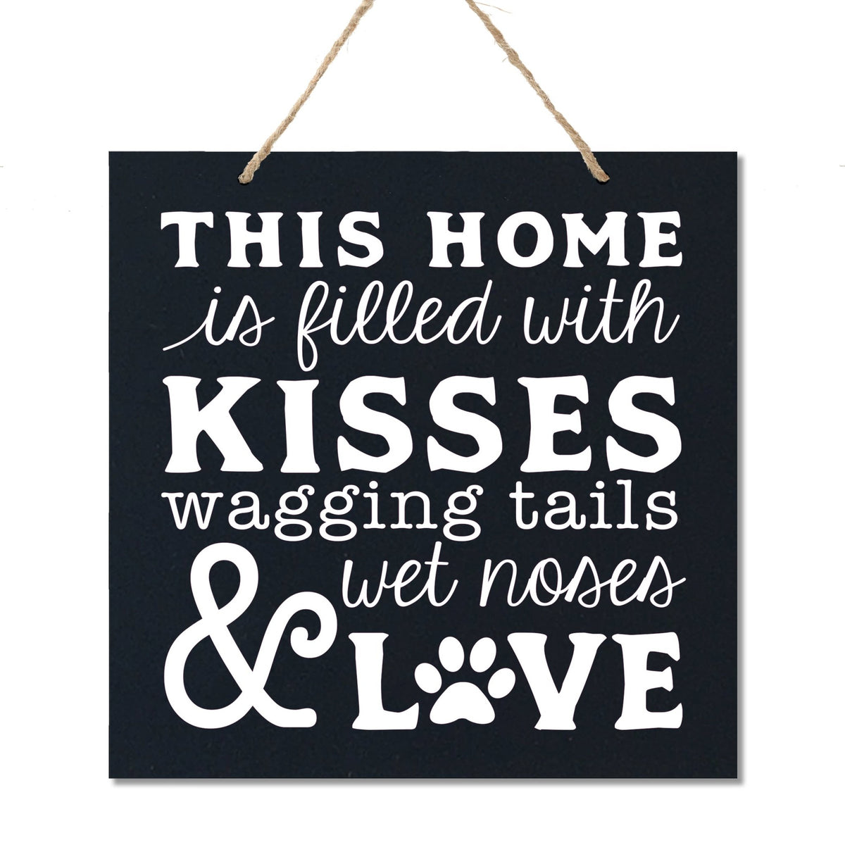 Engraved Memorial Dog Wall Sign This Home - LifeSong Milestones