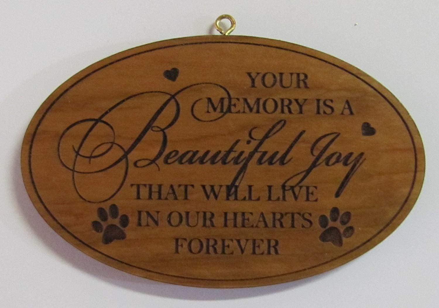 Engraved Memorial Ornament for Loss of Loved One-Beautiful Joy - LifeSong Milestones