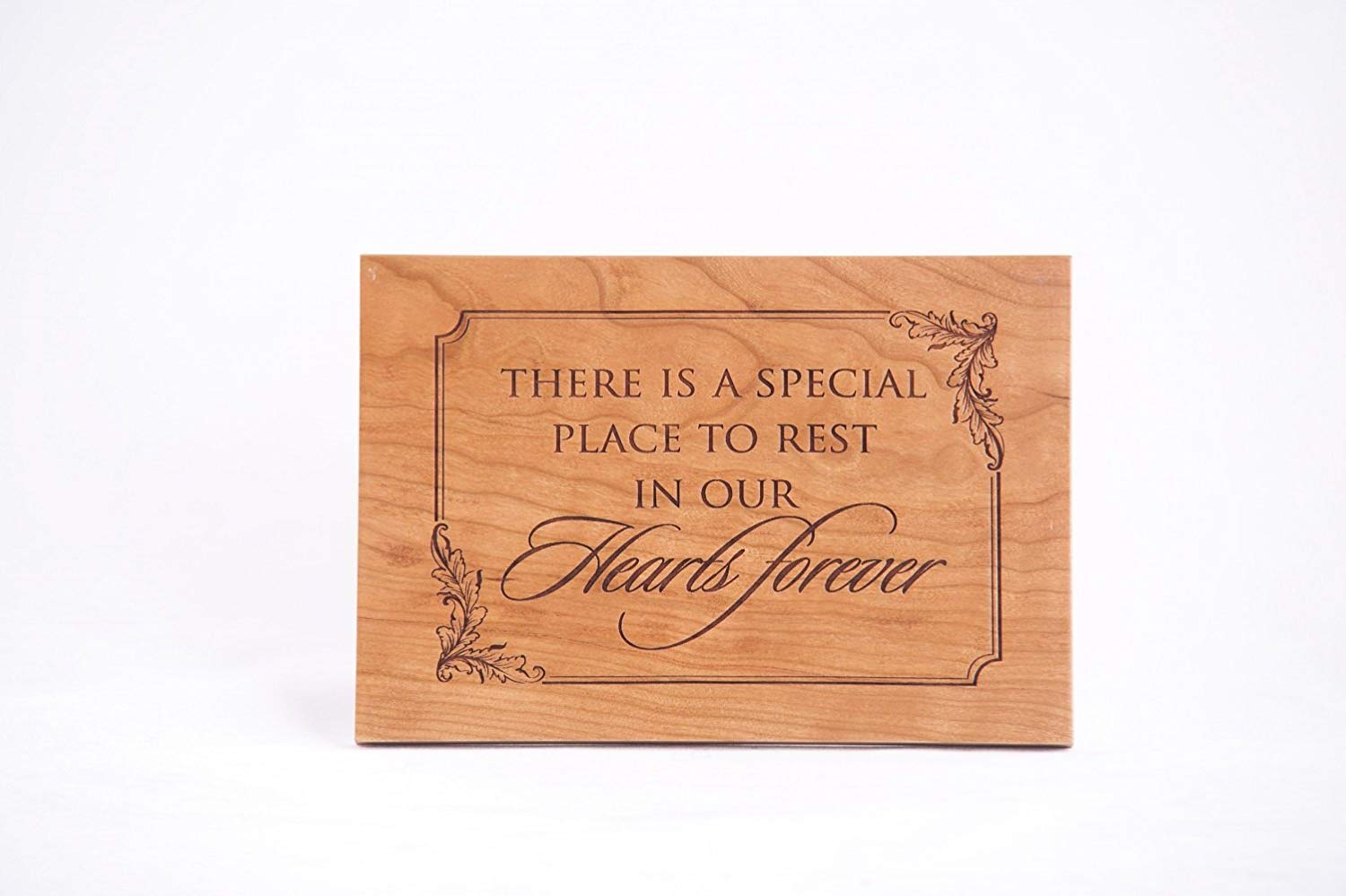 Engraved Memorial Wooden Wall Plaque There Is a Special Place 6x8.5 - LifeSong Milestones