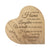 Engraved Wooden Heart Block 5” x 5.25” x 0.75”- May This Home - LifeSong Milestones