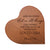 Engraved Wooden Inspirational Heart Block 5” x 5.25” x 0.75” - And We Know That - LifeSong Milestones