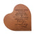 Engraved Wooden Inspirational Heart Block 5” x 5.25” x 0.75” - Behind All Your - LifeSong Milestones