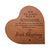 Engraved Wooden Inspirational Heart Block 5” x 5.25” x 0.75” - May You Always Walk - LifeSong Milestones