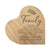 Engraved Wooden Inspirational Heart Block 5” x 5.25” x 0.75” - The People You Live For - LifeSong Milestones