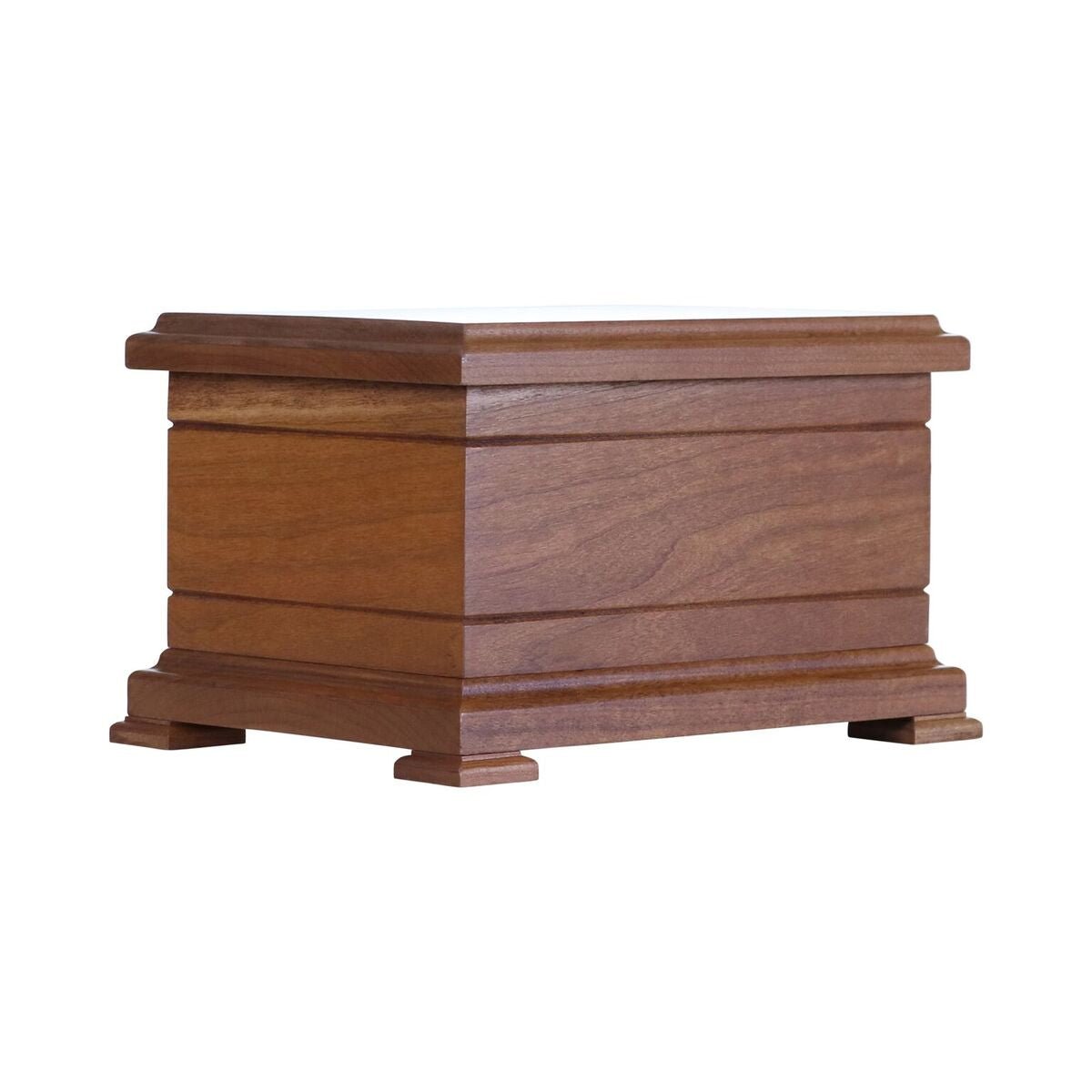 Engraved Wooden Urn Box for Human Ashes 9.75" x 7.75" x 4.25" holds 84 cu in A Limb Has Fallen - LifeSong Milestones