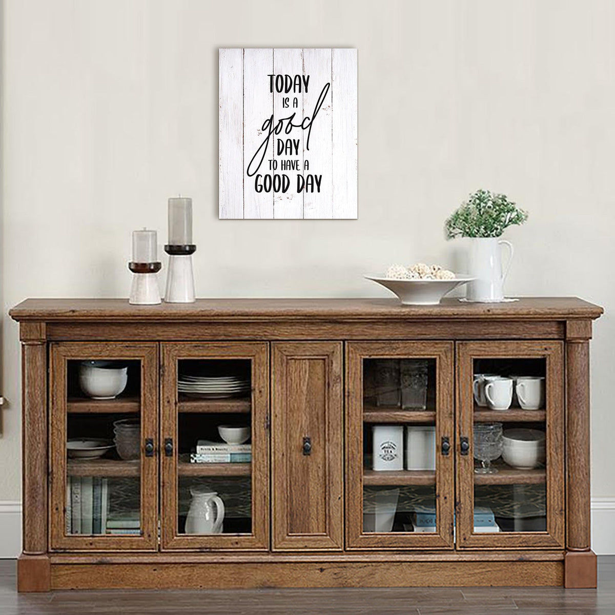 Every Day Inspirational Hanging Wall Plaque - Today Is A Good Day - LifeSong Milestones