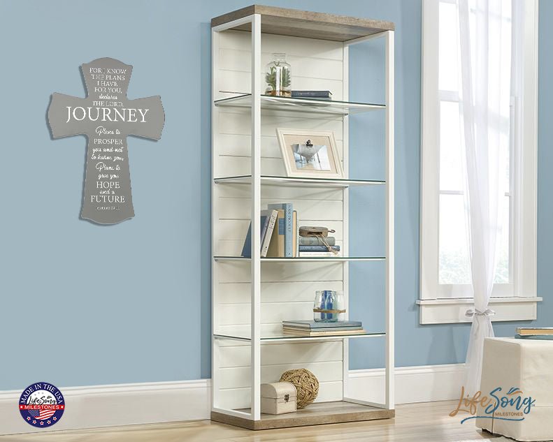 Every Day Wall Cross 8” x 11.25” - For I Know The Plans - LifeSong Milestones